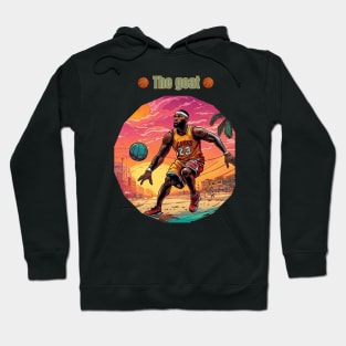 Lebron James goat Victor illustration artwork Hoodie